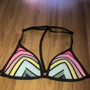 HAS NO TAG Cute multi striped bikini top from PINK